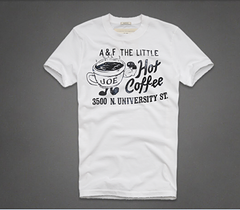 3620 Branco ordinária -  Camisas Abercrombie.