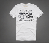3620 Branco ordinária -  Camisas Abercrombie.